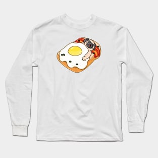 Sleeping Pug Long Sleeve T-Shirt